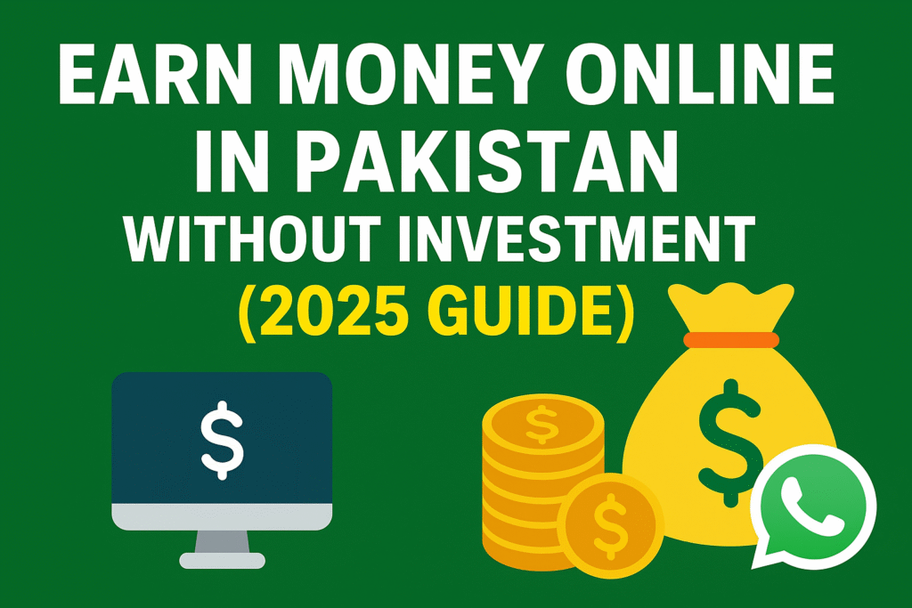 Earn Money Online in Pakistan Without Investment