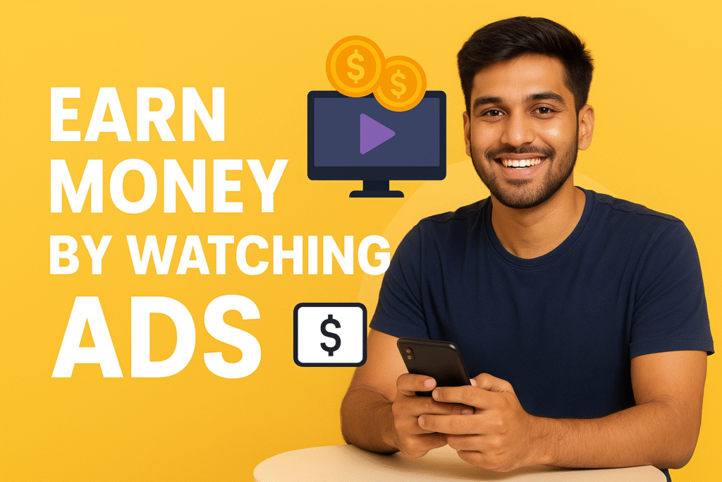 earn money by watching ads